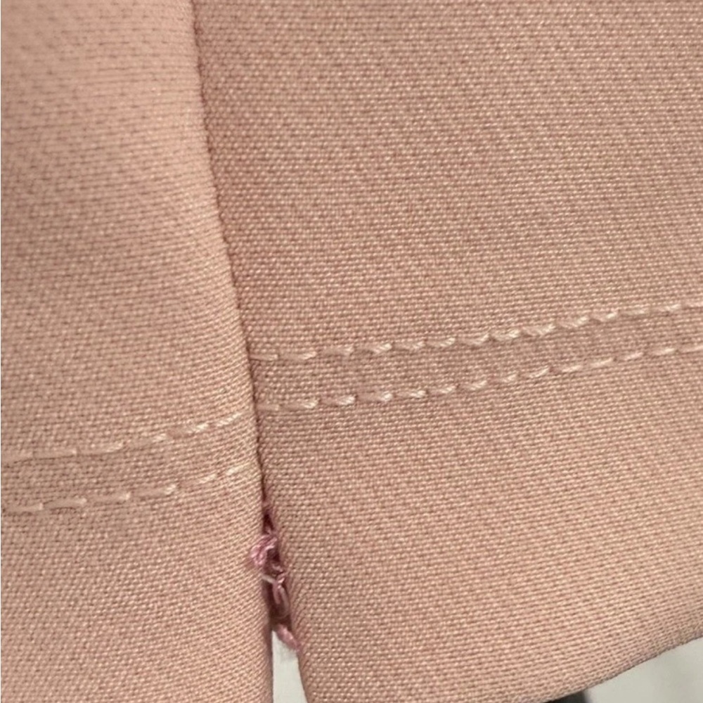 Roz Ali Pink 3/4 Length Cascading Bell Sleeve Cocktail Dress Size 4 - Picture 5 of 8